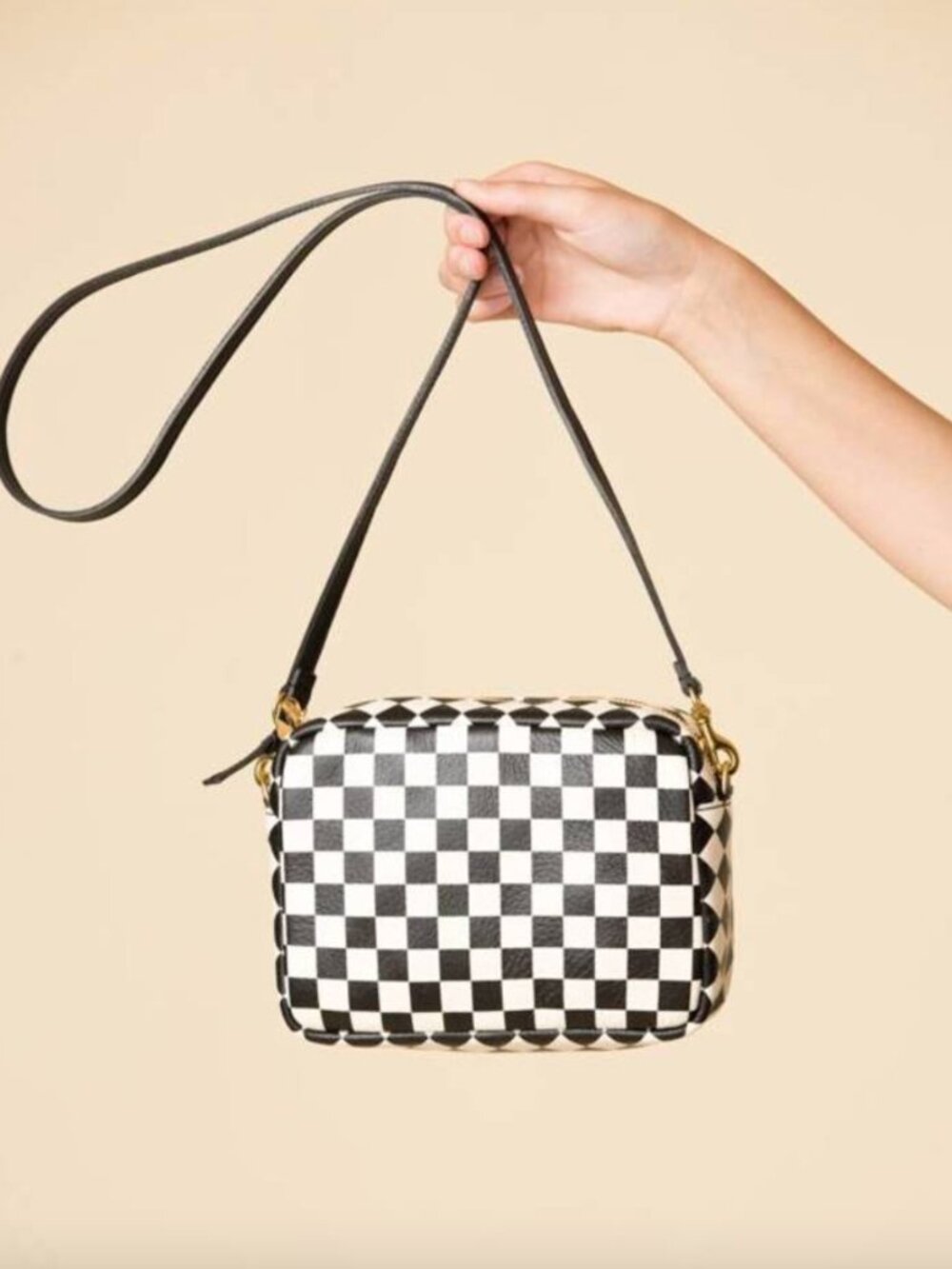 Clare V Checker Midi bag